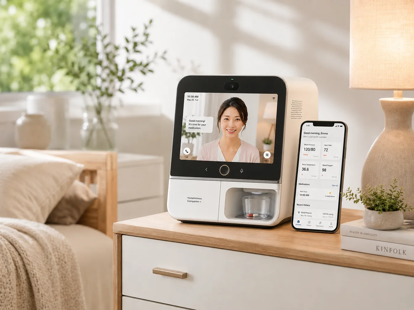 Munea AI 用藥照護 App 與居家裝置連動